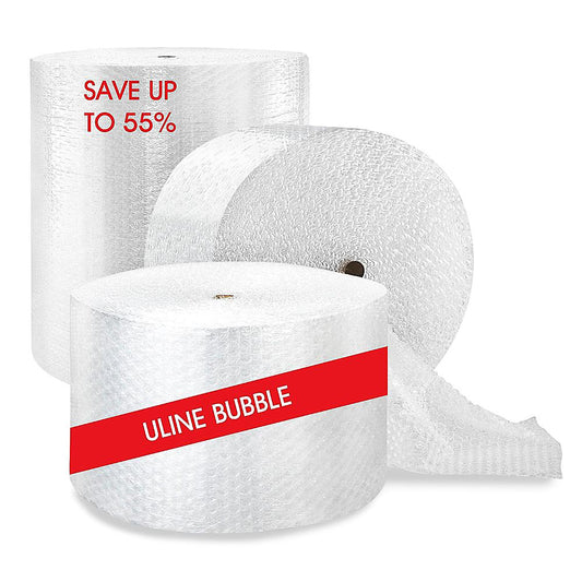 Economy Air Bubble, Perforated - 12" x 750', 3/16" bubble