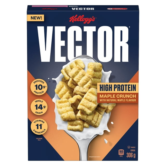 Kellogg's Vector Maple Cereal, 306 g