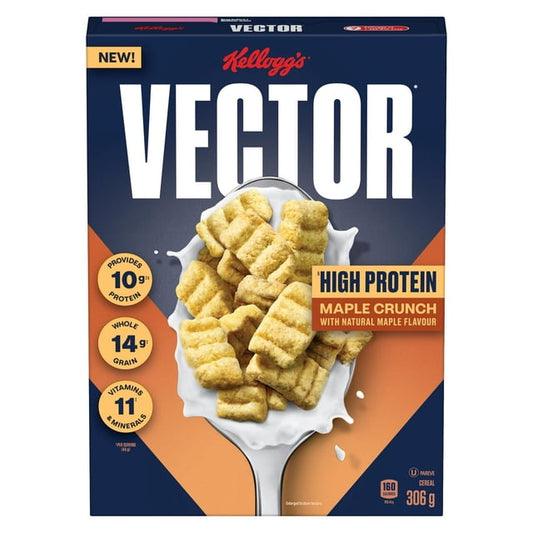 Kellogg's Vector Maple Cereal, 306 g