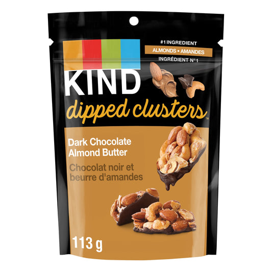 KIND Dipped Clusters Dark Chocolate Almond Butter Snack Mix 113g
