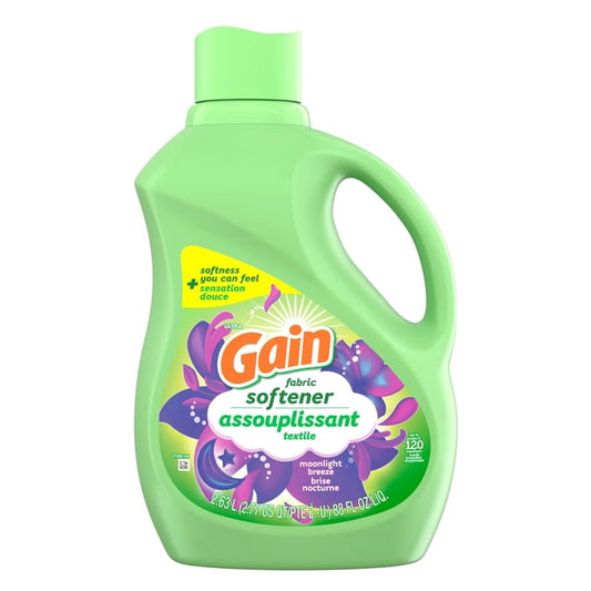 Gain Moonlight Breeze Liquid Fabric Softener, 2647 g