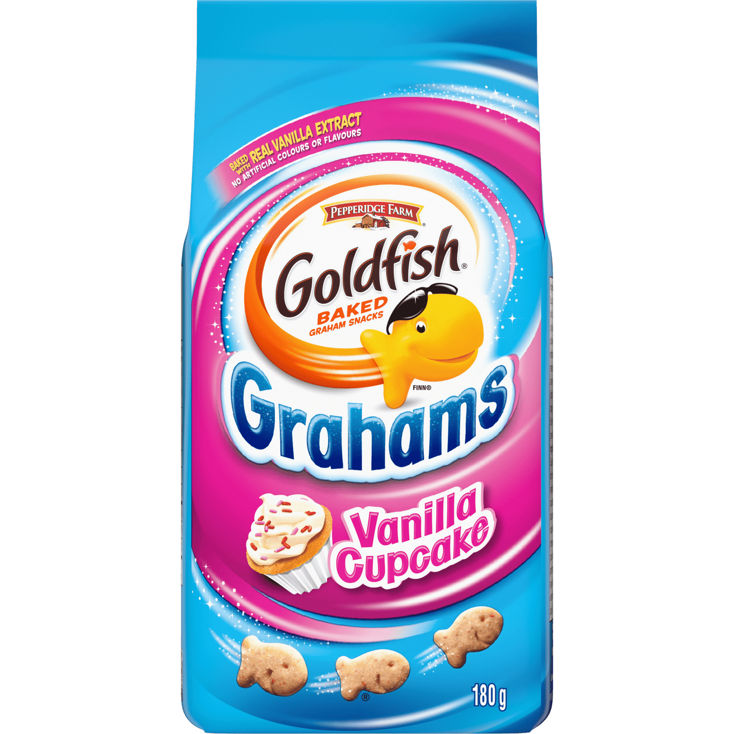 Goldfish Vanilla Cupcake Graham Snacks 180g