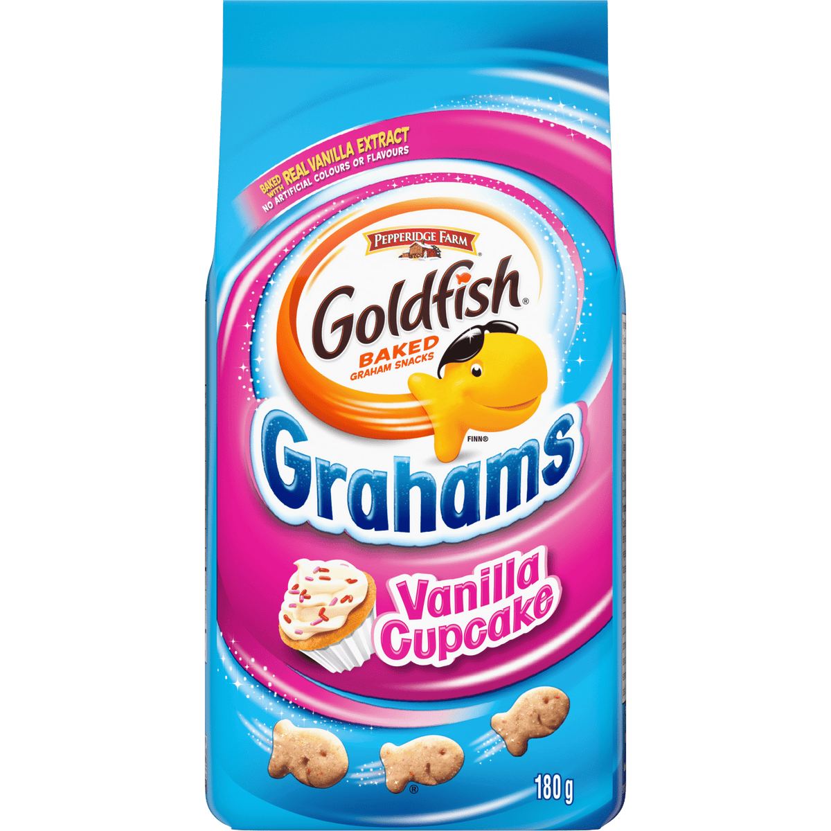 Goldfish Vanilla Cupcake Graham Snacks 180g