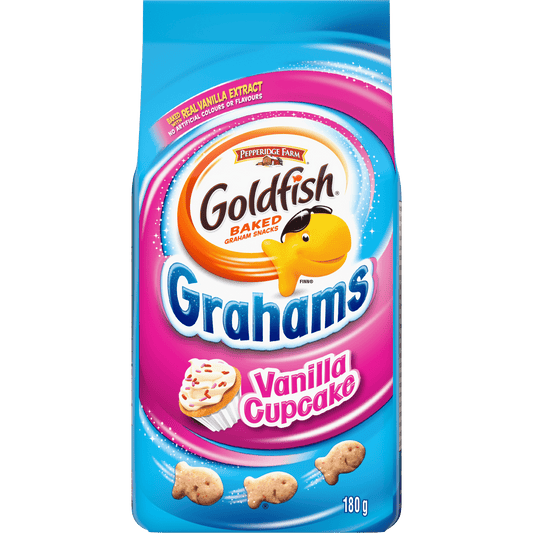 Goldfish Vanilla Cupcake Graham Snacks 180g