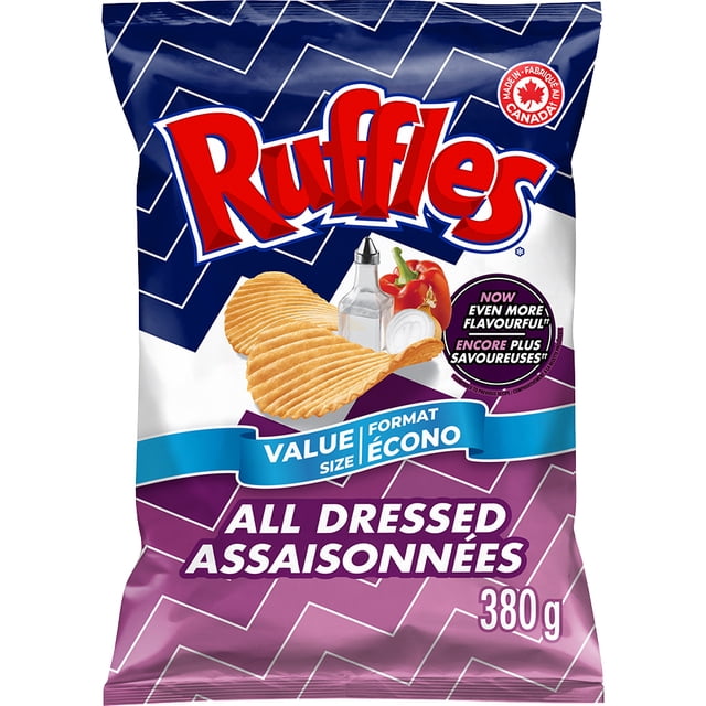 Ruffles All Dressed (Value Size) Potato Chips, 380 g