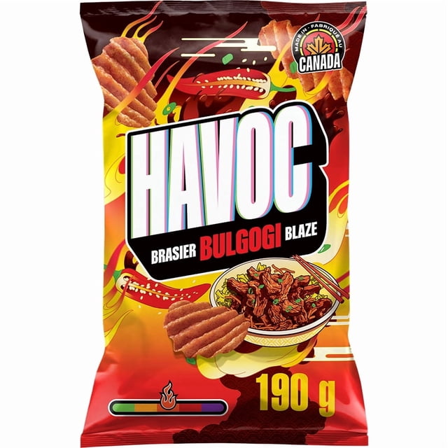 Havoc Bulgogi Blaze Potato Chips, 190 g