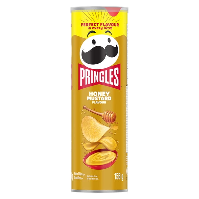 Pringles Honey Mustard Potato Chips, 156 g