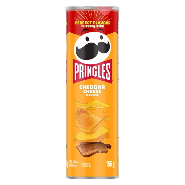Pringles Cheddar Cheese Potato Chips, 156 g