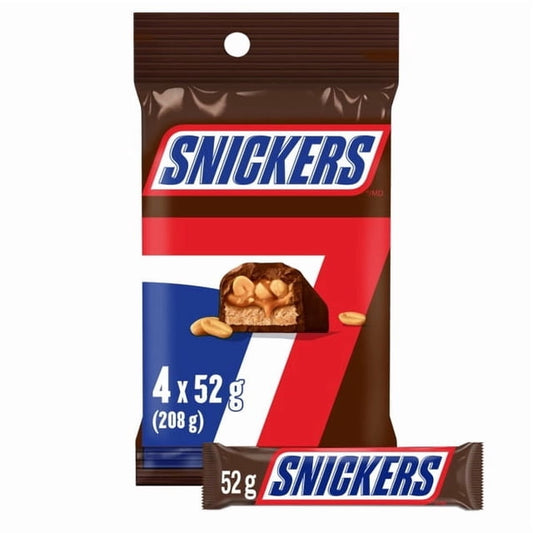 SNICKERS Peanut Milk Chocolate Candy Bars 208g