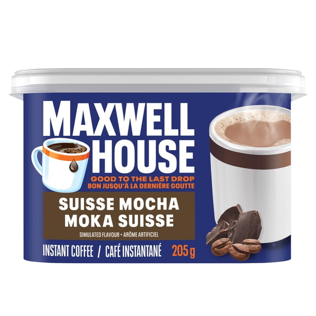 Maxwell House Suisse Mocha Instant Coffee Beverage Mix, 227 g