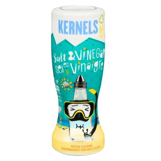 Kernels Sassy Salt & Vinegar Popcorn Seasoning, 110 g