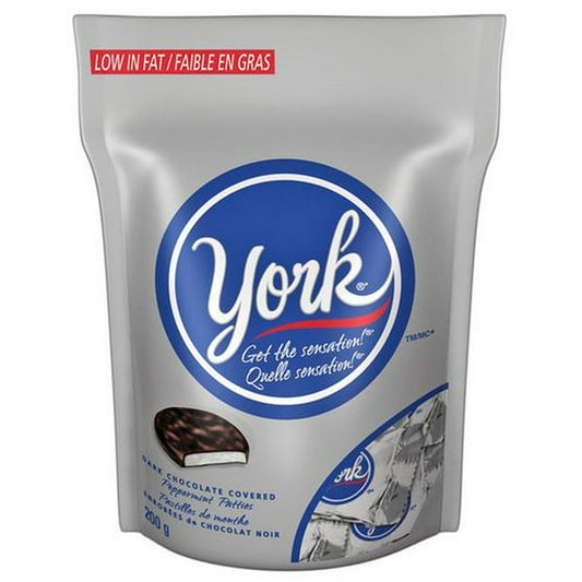 YORK Dark Chocolate Peppermint Patties 200g