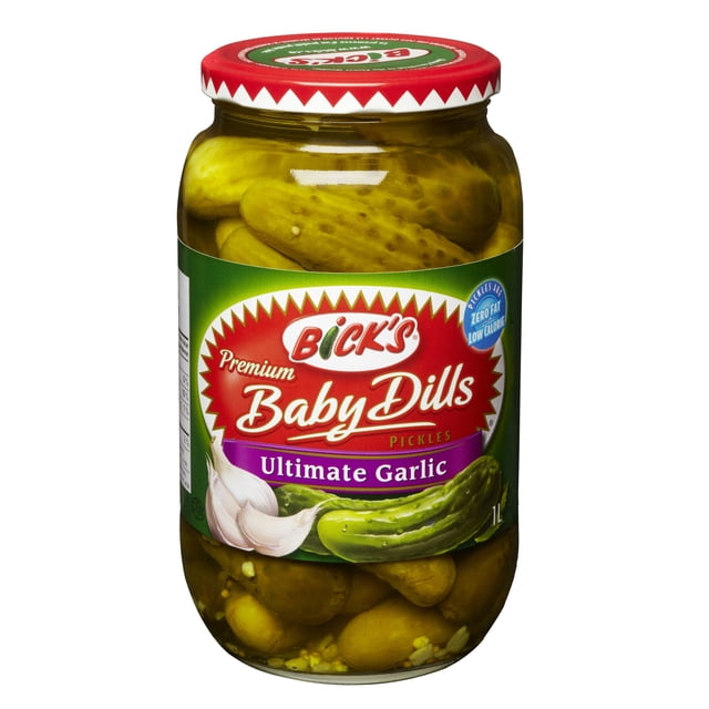 Bick's Ultimate Garlic Baby Dill Pickles, 1000 g