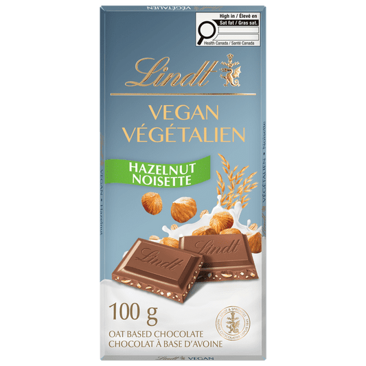 Lindt Vegan Hazelnut Chocolate Bar 100g