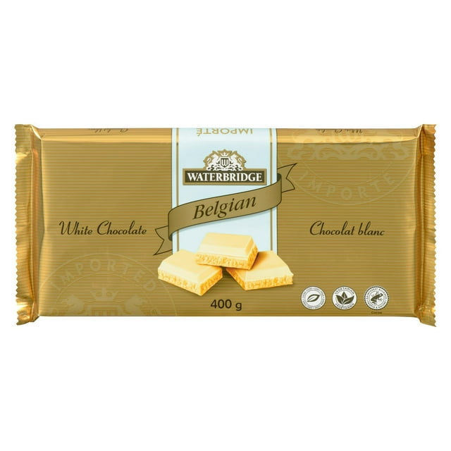 Waterbridge White Chocolate Bar 400g