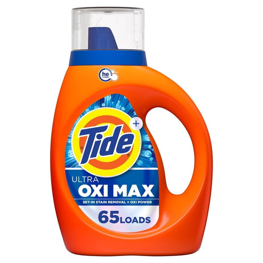 Tide Ultra Oxi Max Liquid Laundry Detergent, 2720 g