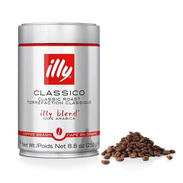 illy Classico Medium Roast Coffee Beans 8.8oz, 250 g