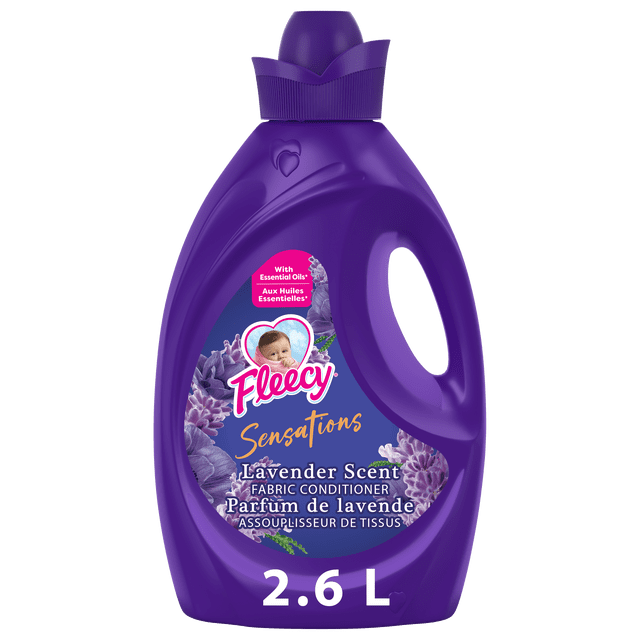 Fleecy Sensations Lavender Mid Size Liquid Fabric Conditioner, 2600 g
