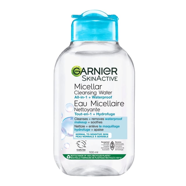 Garnier Micellar Waterproof Travel Makeup Remover, 100 g