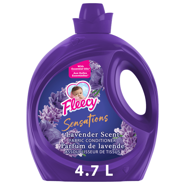 Fleecy Sensations Lavender Liquid Fabric Conditioner, 4700 g