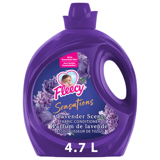 Fleecy Sensations Lavender Liquid Fabric Conditioner, 4700 g