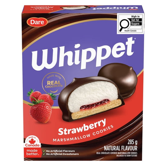 Whippet Strawberry Marshmallow Cookies 285g