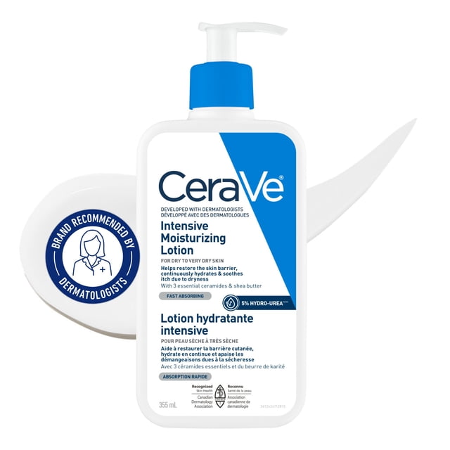 CeraVe Intensive 5% Hydro-Urea Moisturizing Lotion, 355 g