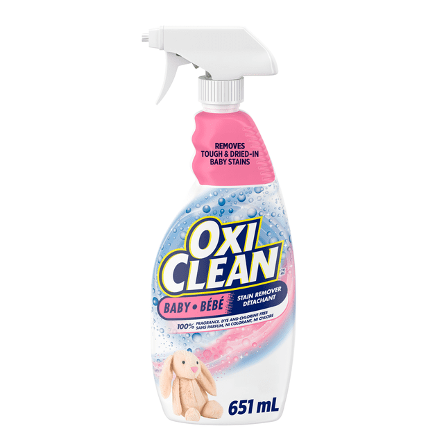 OxiClean All-Purpose Baby Enzyme Stain Remover Spray, 651 g