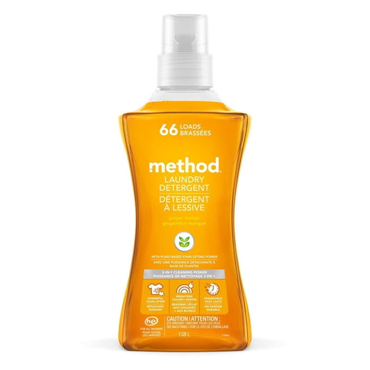 Method Ginger Mango Laundry Detergent, 1580 g