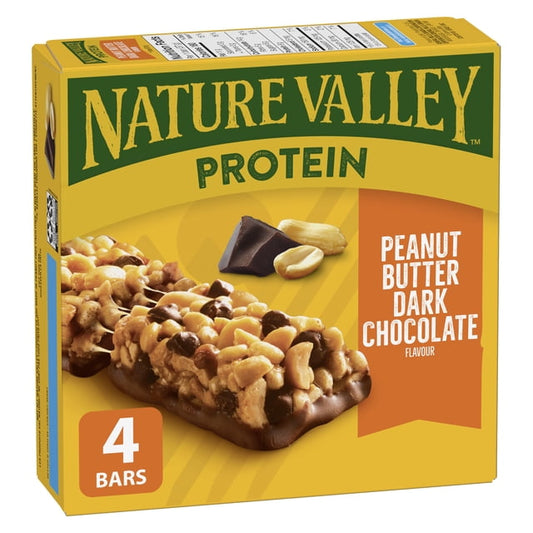 Nature Valley Peanut Butter Dark Chocolate Protein Protein Bars, 160 g, 4 Count