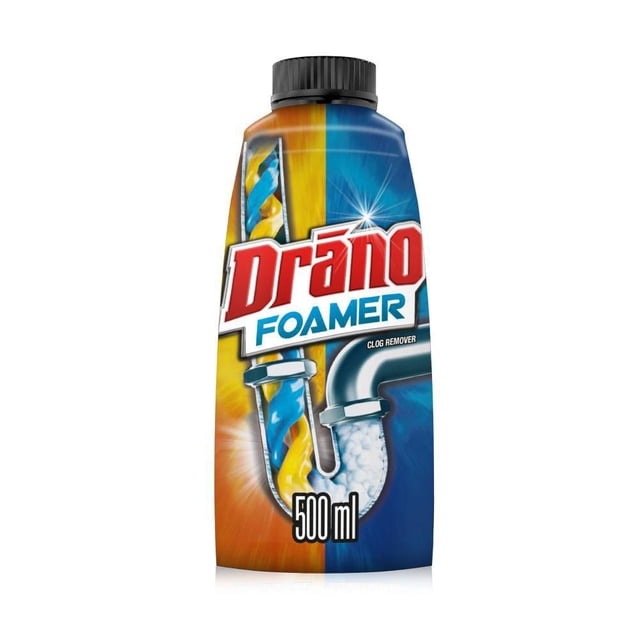 Drano Dual-Force Foamer Clog Remover Drain Cleaner, 500 g