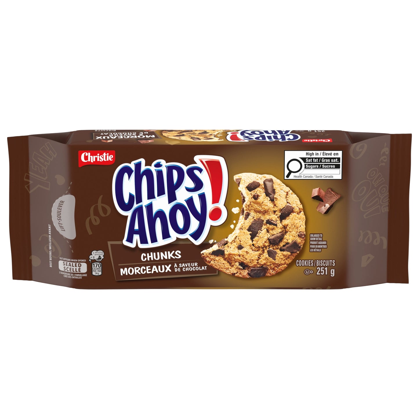 Chips Ahoy Chunks Chocolate Chip Cookies 251g