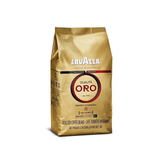 Lavazza Qualita Oro Espresso Medium Roast Whole Bean Coffee 1kg, 1000 g