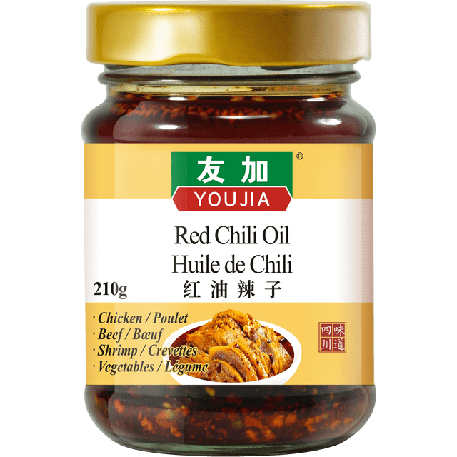 Youjia Red Chili Chili Oil, 210 g