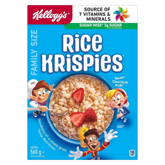 Kellogg's Rice Krispies Original Cereal, 560 g
