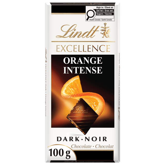 Lindt Excellence Orange Intense Dark Chocolate Bar 100g