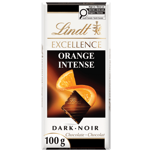 Lindt Excellence Orange Intense Dark Chocolate Bar 100g