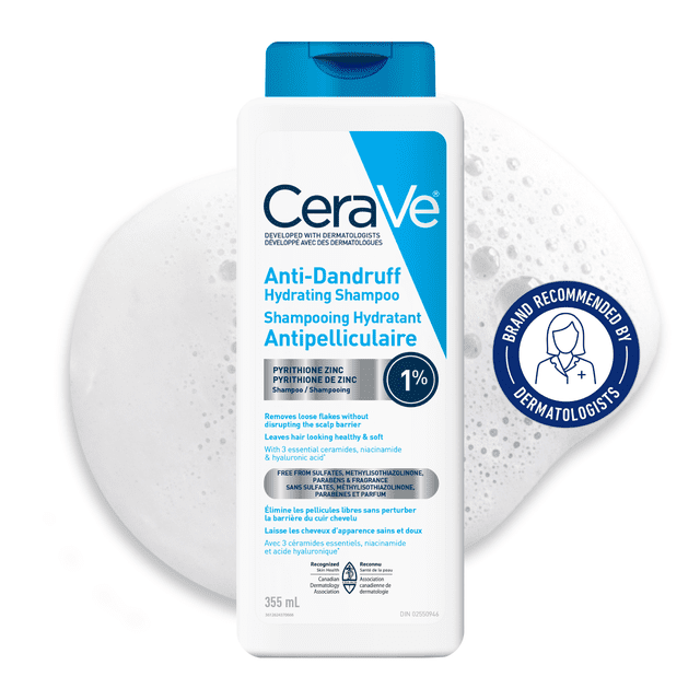 CeraVe Anti-Dandruff Hydrating Shampoo, 355 g