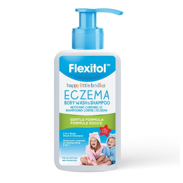 Flexitol Happy Little Bodies Eczema Wash Body Wash & Shampoo, 175 g