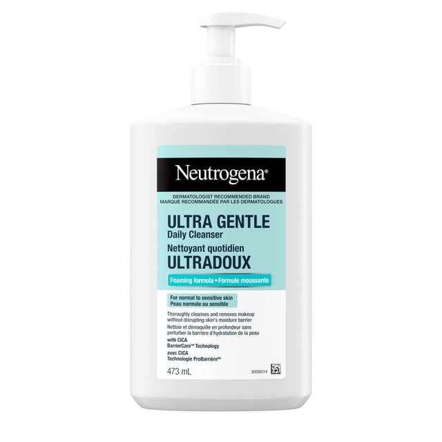 Neutrogena Ultra Gentle Foaming Facial Cleanser, 473 g