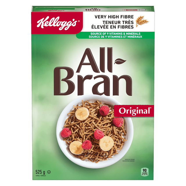Kellogg's All-Bran Original Cereal, 525 g