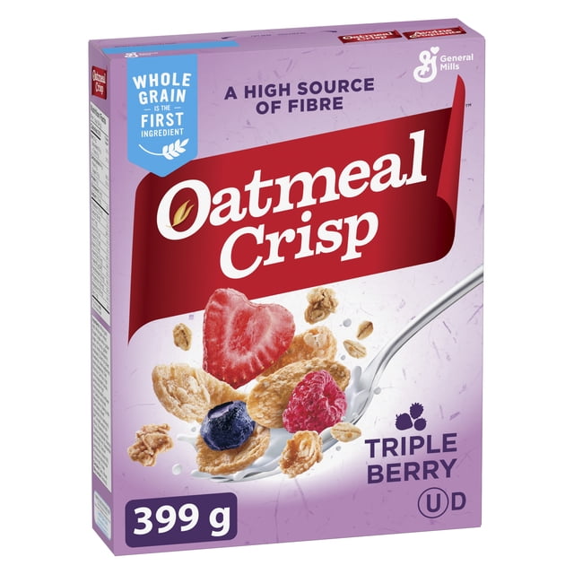 Oatmeal Crisp Triple Berry Cereal, 399 g