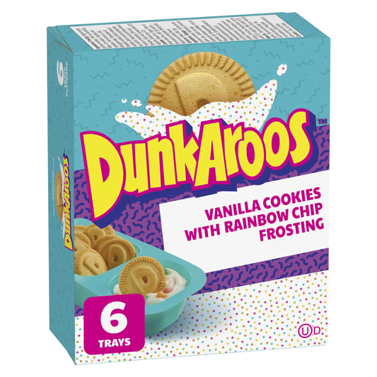 Dunkaroos Vanilla Cookies & Rainbow Chip Frosting 168g