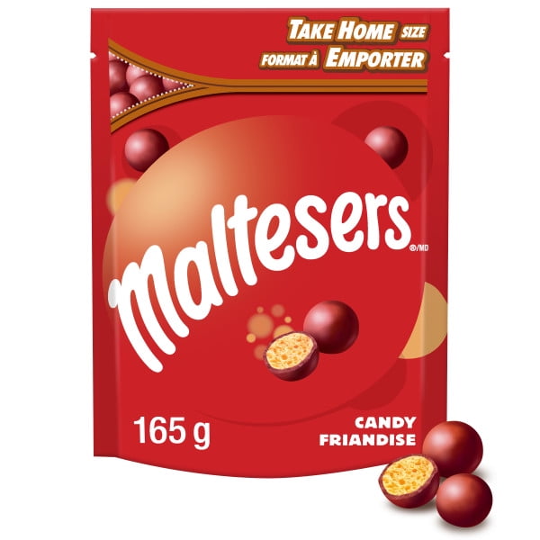 Maltesers Milk Chocolate Candy Bites Bag 165 G 165g