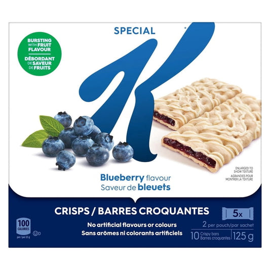 Kellogg's Special K Blueberry Fruit Crisps Fruit Crisps, 125 g, 10 Count