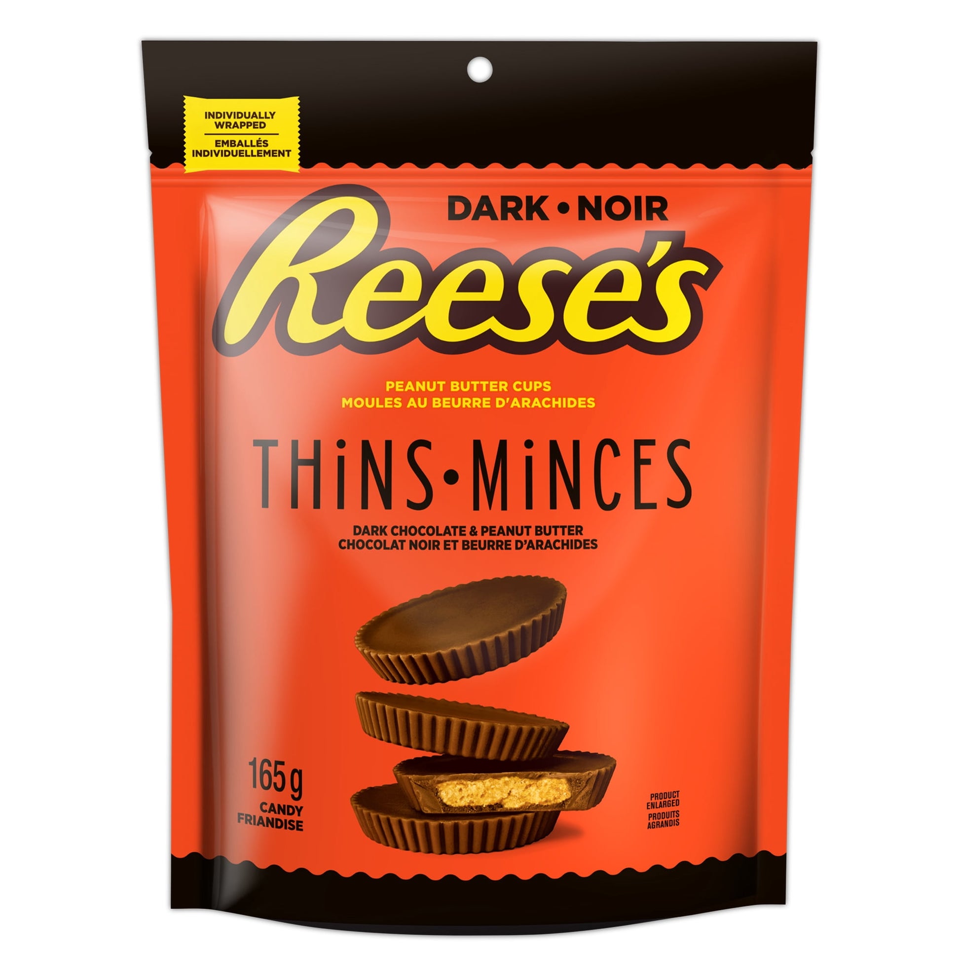Reese's Thins Peanut Butter Cups Dark Chocolate 165g