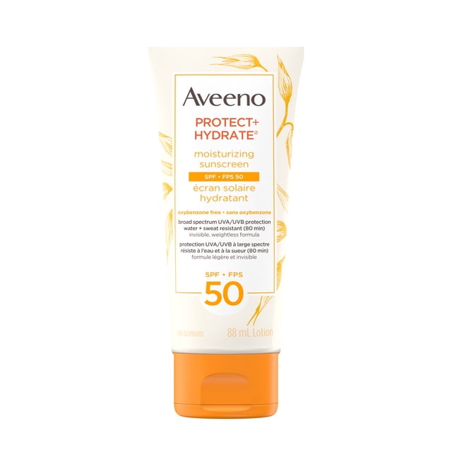 Aveeno Protect + Hydrate SPF 50 Sunscreen Lotion, 88 g