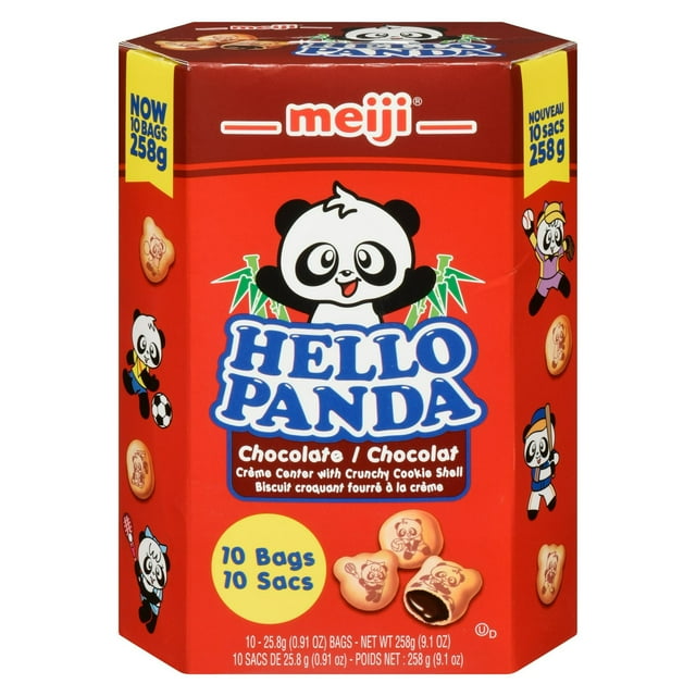 Meiji Giant Hello Panda Cookies Chocolate 258g