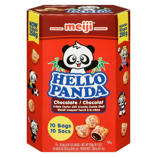 Meiji Giant Hello Panda Cookies Chocolate 258g