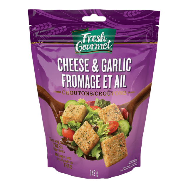Fresh Gourmet Cheese & Garlic Premium Croutons, 142 g